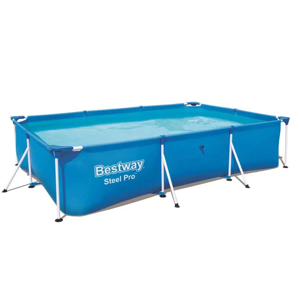 Bestway Steel Pro Swimming Pool mit Stahlrahmen 300x201x66 cm 56404